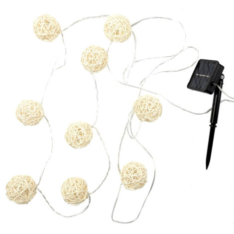 Guirlande Lumineuse 'Solaire" 165cm Beige