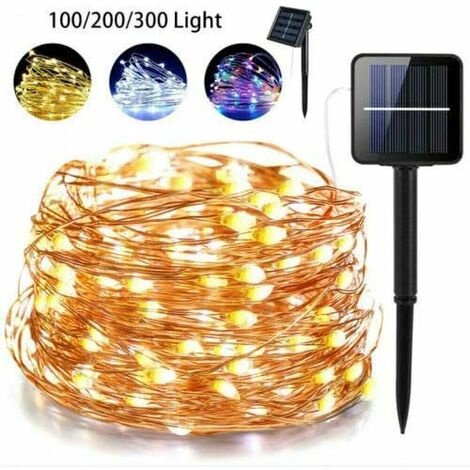 Guirlande Lumineuse 30M 300 LED,OxyLED Décoration Romantique Fil de Cuivre,8 Modes Etanche IP65 pour Fête Festival Noël Mariage Décor Jardin Terrasse 