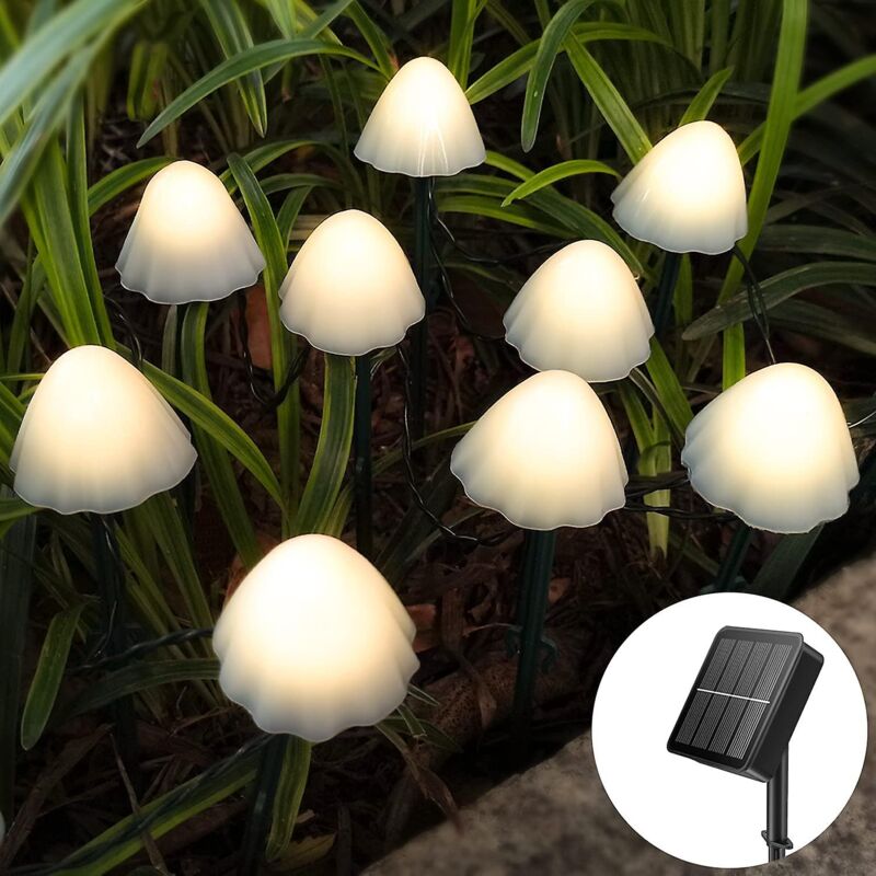 Fei Yu - Guirlande lumineuse solaire, 5 m, 20 led, pour jardin, cour