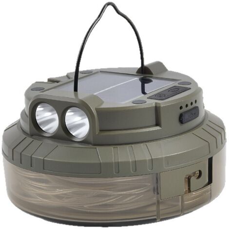Guirlande lumineuse solaire de camping, lumière verte chaude, 1 unité, lampe LED solaire de camping, lampe torche rechargeable étanche, 20 mètres.