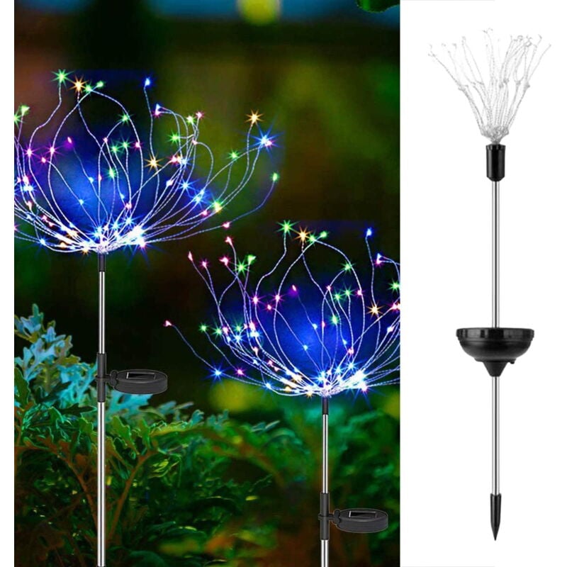 Guirlande lumineuse solaire d'extérieur 120 led en forme de pissenlit, luminaire décoratif d'intérieur, idéal pour un jardin, des fêtes ou des