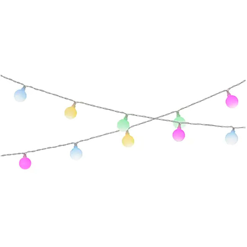 Guirlande Lumineuse Solaire Rechargeable, 30 Led, Lumière Multicolore, Ip44, 2,9 M Guirlande Lumineuse Solaire Rechargeable, 30 Led, Lumière Multicolore, Ip44, 2,9 M