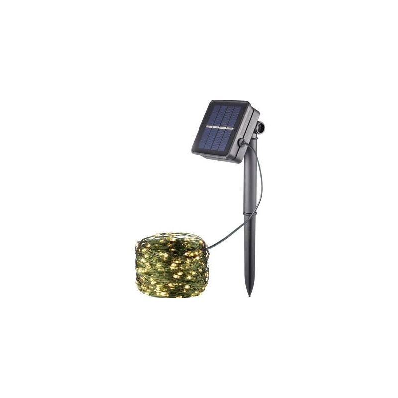 Guirlande Lumineuse Solaire Ws-Sl05 200l Led 0.6 W Blanc Chaud Vert