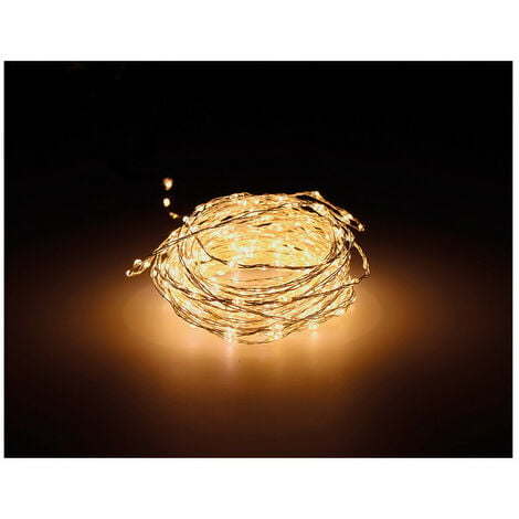 Guirlande lumineuse Micro LED 23,90 m Blanc chaud 240 LED CT - Décoration  lumineuse - Eminza