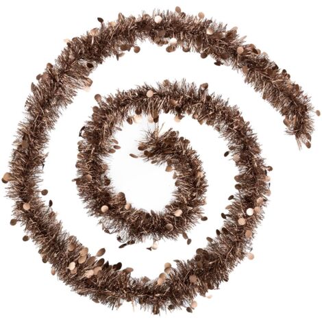 Guirlande pastilles embossées 10cmx2m 4 plis bronze - Atmosphera créateur d'intérieur