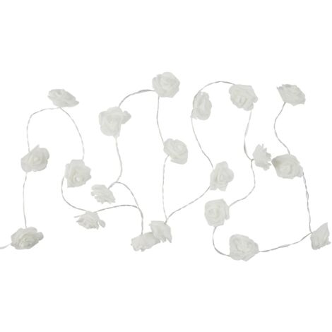 GUIRLANDE ROSE BLANCHE 20 LED 3M50 M8