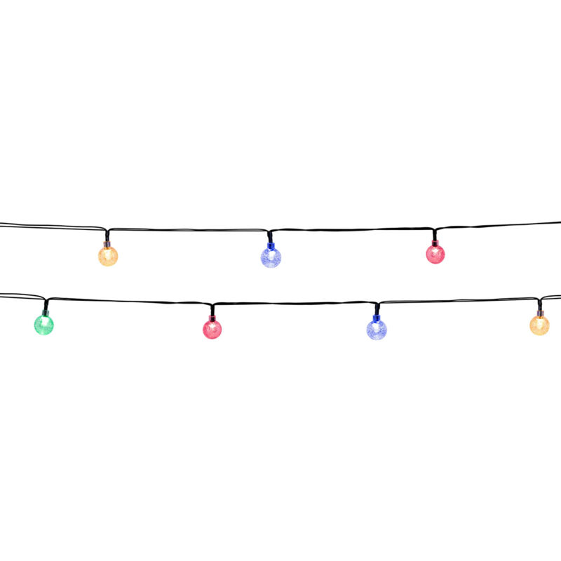 Guirlande solaire FESTY COLOR RGB 20 globes 5.8M