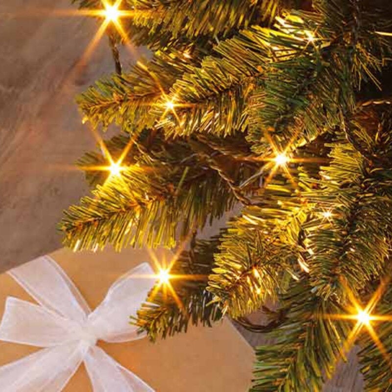 Guirlande Solaire 20 m Blanc Chaud Extérieure Animee