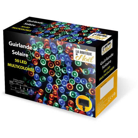 Guirlandes solaires à LED multifonctions