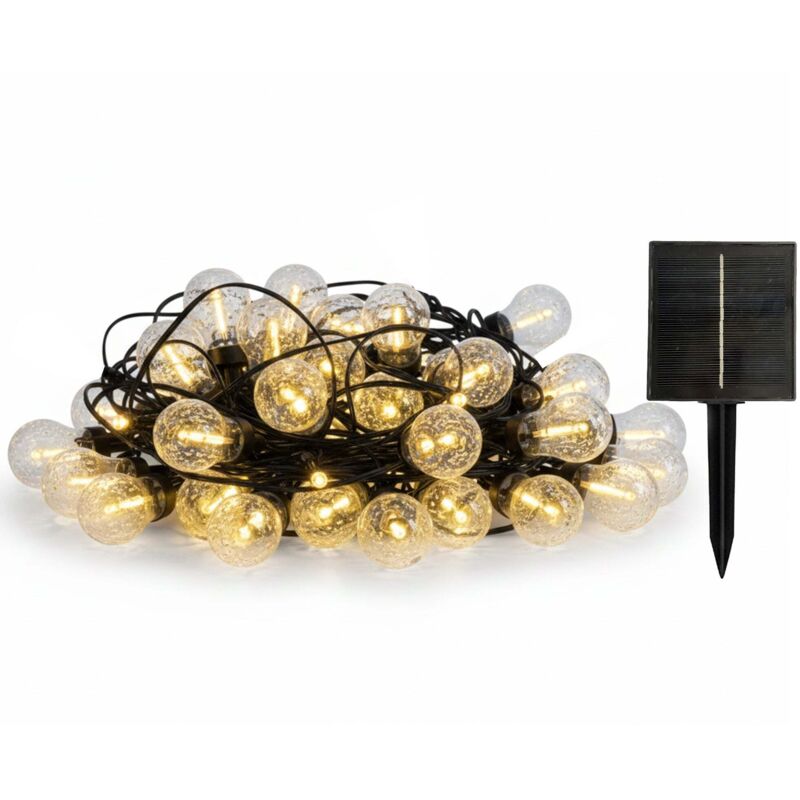 Guirlande solaire BUBBLE 25 ampoules bulles 20M