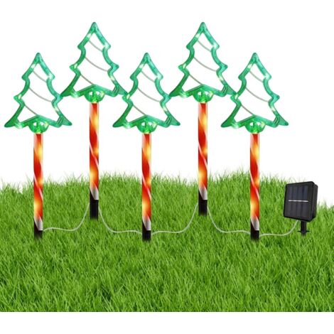 Guirlande Solaire Noël Extérieur - Décorations de Noël Extérieur pour Arbre