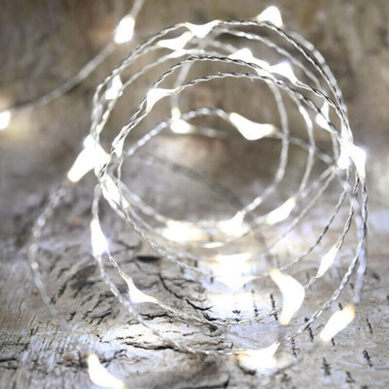 Guirlande Solaire 15m Deco Micro Led Fixe Blanc Pur