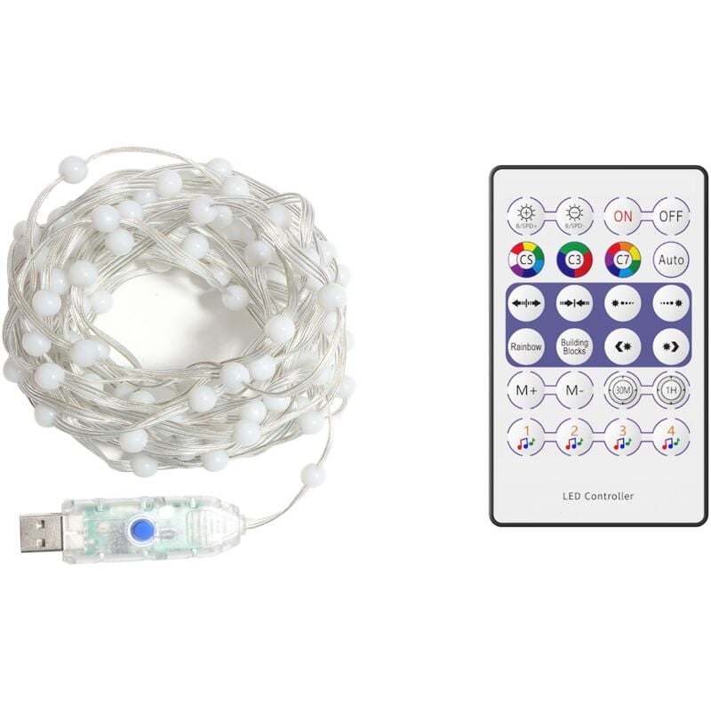 Guirlande Wizard Ball 5m 100LED RGB