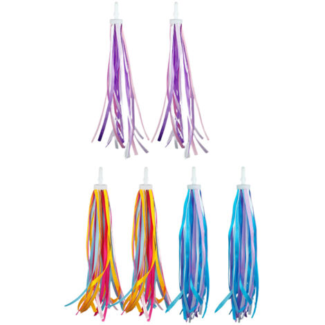Guirlandes Colorées pour Vélo et Trottinette - EINNENFFER - 32 Bandes de Rubans en Plastique, Décoration Amusante pour Enfants, Installation Facile sur Guidon