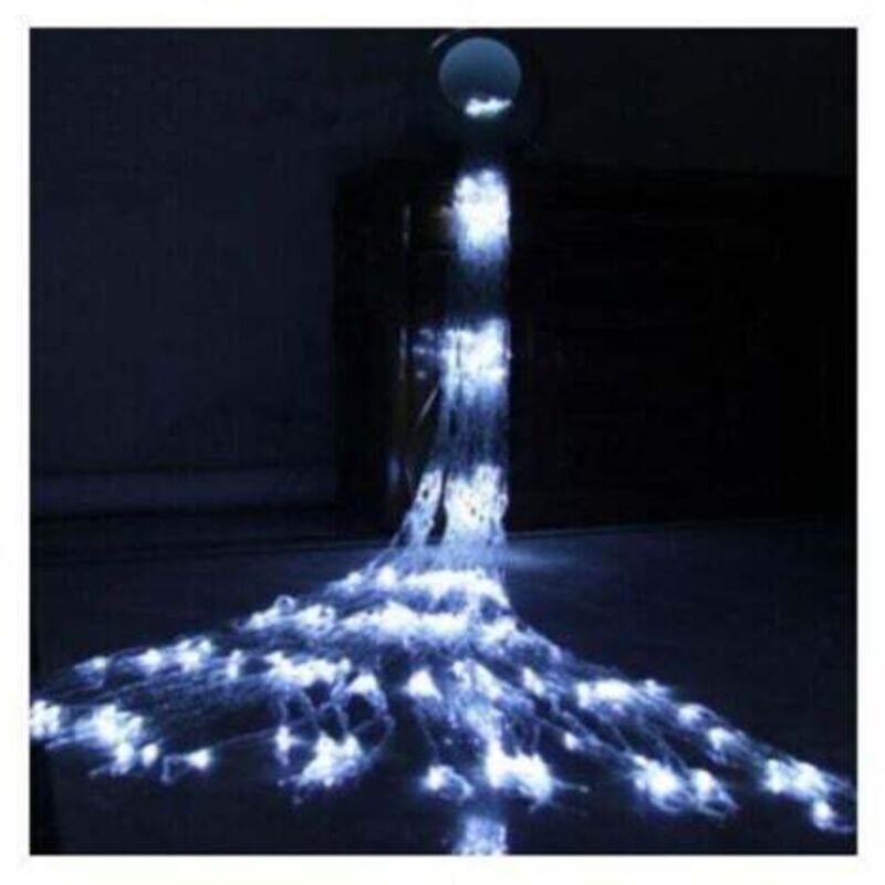 Guirlandes lumineuses Cascade LED Débit D'eau Effet De Neige Rideau Fée Suspendue Scintillant Débit D'eau Lumière pour Lampe Décor (3 ×