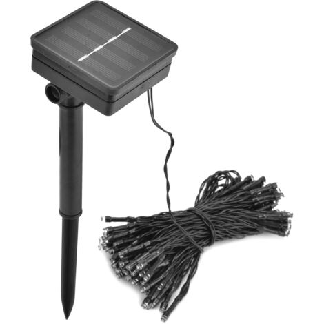 Guirlandes lumineuses festives, contrôle intelligent de la lumière rechargeable Guirlandes lumineuses solaires étanches pour fenêtres Escaliers Barres Patios pour balcons Terrasses Clôtures