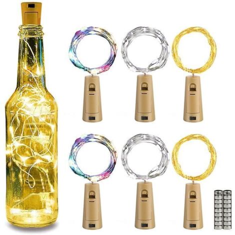 Guirlandes lumineuses - Non spécifié - 6pcs - 2m - 20 LED - 3 couleurs - Intérieur