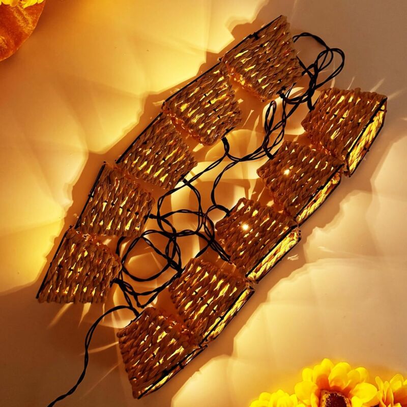 Guirlandes lumineuses solaires, 10 lampes solaires à LED Sepak Takraw, lampes solaires d'extérieur Sepak Takraw, guirlandes lumineuses d'extérieur,