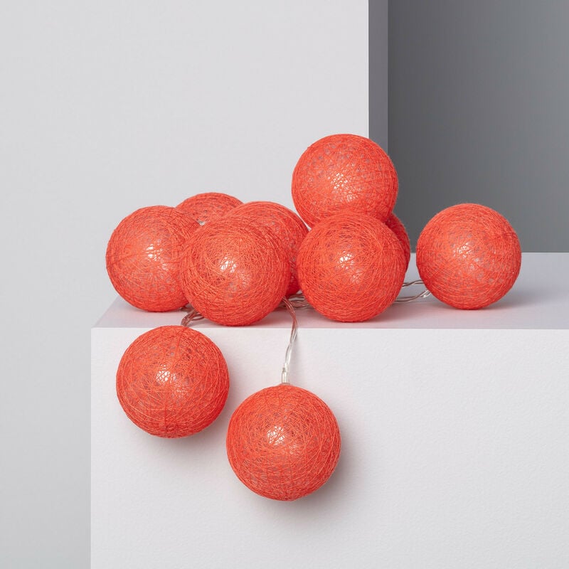 

Guirnalda 10 Bolas LED Red Sugar 1.65m/2.85m Pilas - Pilas
