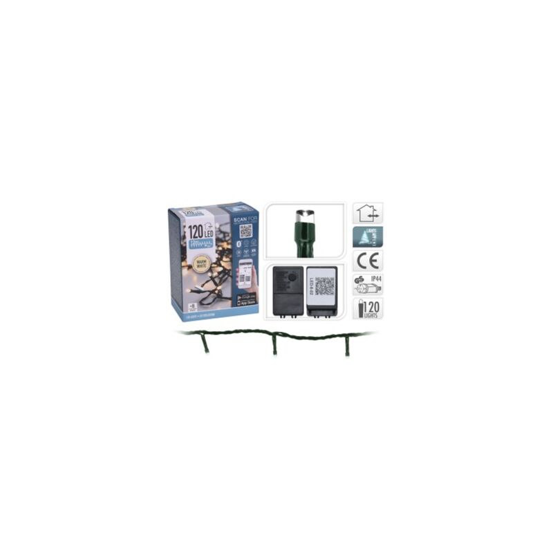 

Guirnalda 120 led 12 m blanca app