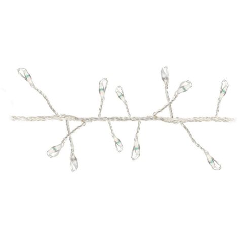GUIRNALDA A PILAS TIPO ESPINO 100 LEDS BLANCO FRIO 1,5m