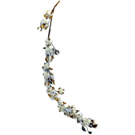 Guirnalda Blanca Flores Reales De Algodón