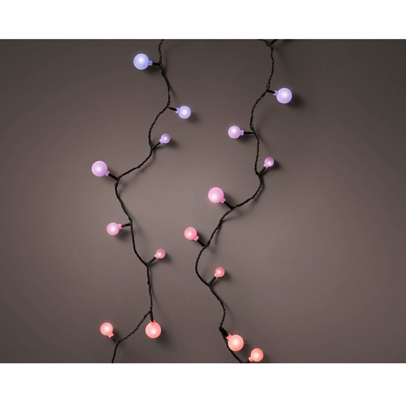 

Guirnalda "Cherry" Led Luces De Tres Medidas 900Cm 120Leds Cambio De Colores Exterior