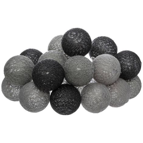 Guirnalda de 16 bolas de batería Soft D3,5cm - Atmosphera créateur d'intérieur