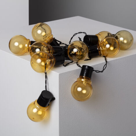 Guirnalda de Bombillas LED Solar Nikola 2m Blanco Frío 6000K - 6500K - Blanco Frío 6000K - 6500K