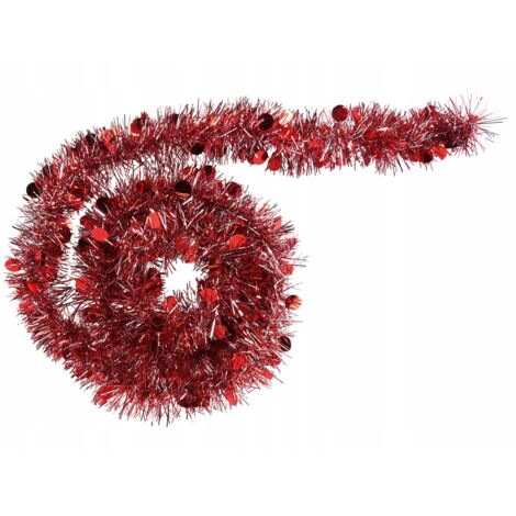 Guirnalda de cadena para árbol de Navidad LIVARNO home, 2,5 m, color rojo