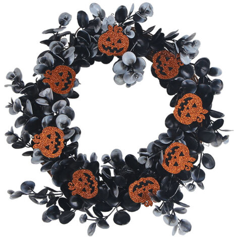 Guirnalda de calabazas para Halloween, ideal para puertas, ventanas y decoración interior y exterior.