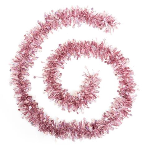 Guirnalda de estrellas de Navidad rosa láser 100x6x2m - Atmosphera créateur d'intérieur