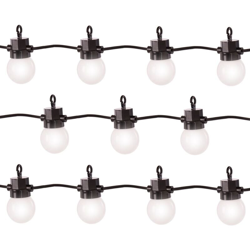

Guirnalda de jardín de led negra vintage para decoración deexterior Garden