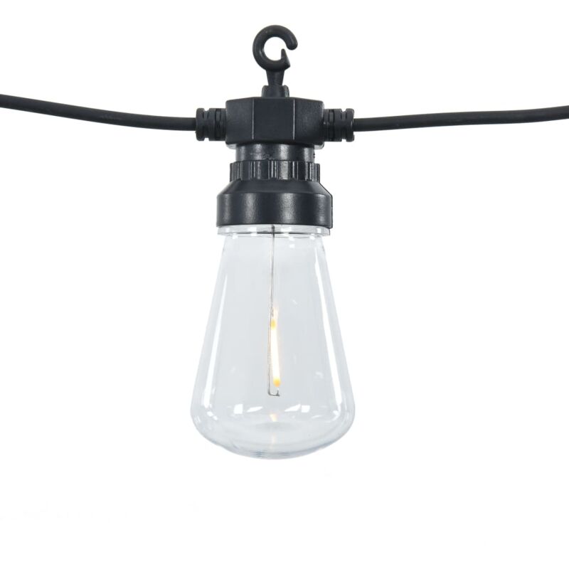 

Guirnalda de luces 20 uds adorno navideño ovalado 23 m - Blanco - Vidaxl