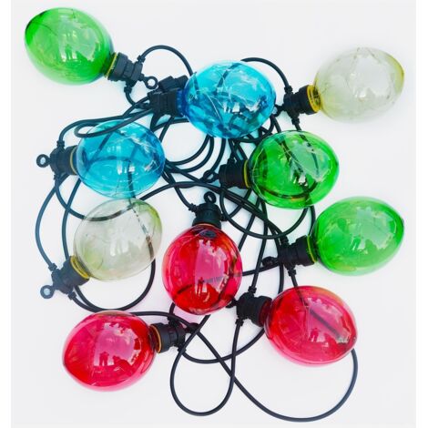 SWEEEK Guirnalda de luces de exterior, Morphee, Multicolor