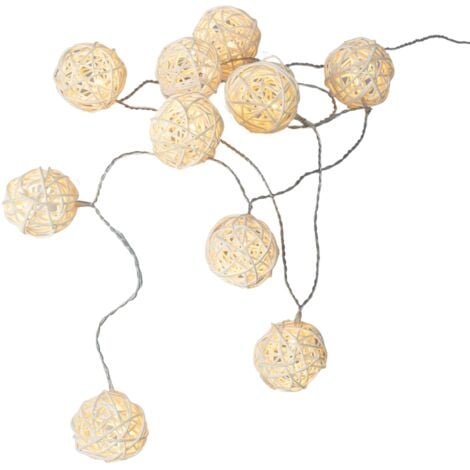 LEDKIA Guirnalda de Luces LED Bhala 1,6m 3000K Blanco Cálido