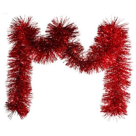 Guirnalda de Navidad 2m L.15cm - SILUMEN - Rojo -  SILUMEN