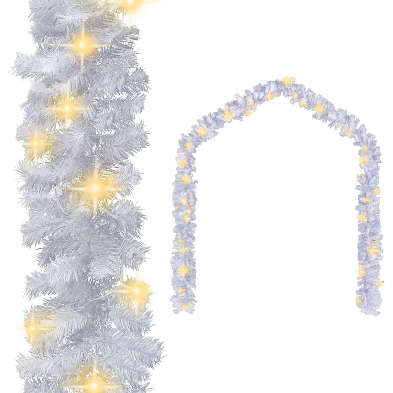 

Guirnalda de Navidad con luces LED blanco 10 m