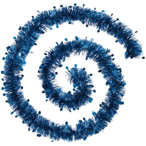 Guirnalda de Navidad en relieve azul noche 100x4x2m - Atmosphera créateur d'intérieur