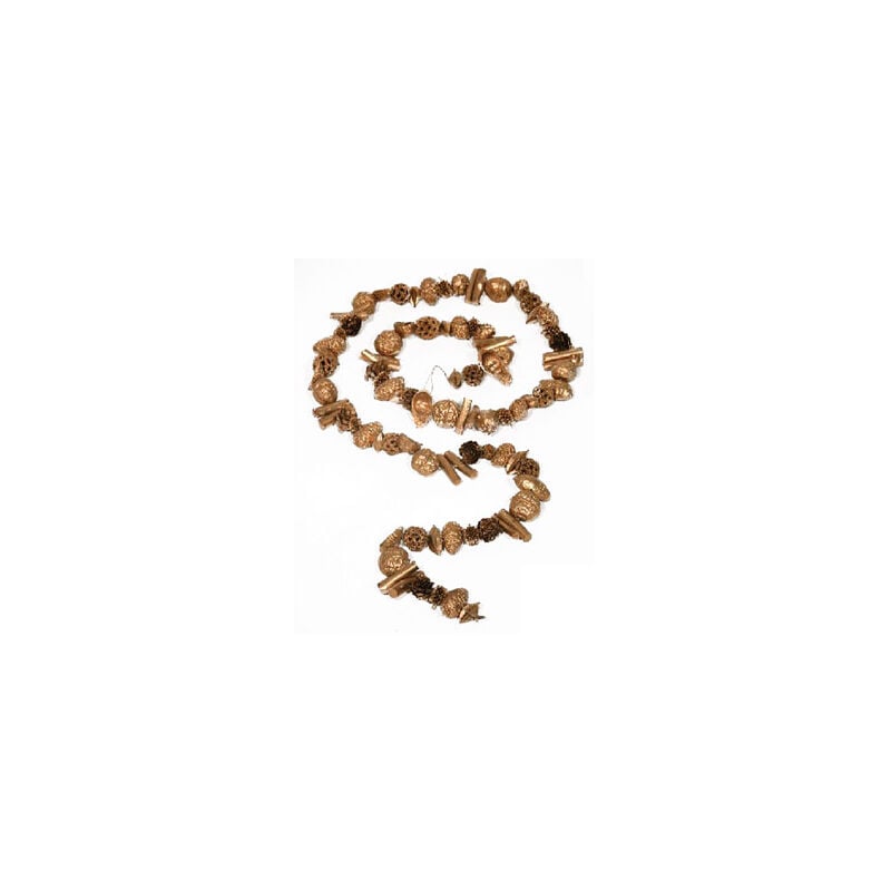 

Guirnalda frutos secos dorados 150 cm - Concoral