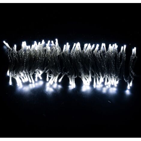 Guirnalda LED 144 Luces Blancas 15 m con 8 Efectos, Memoria y Unión Múltiple IP44