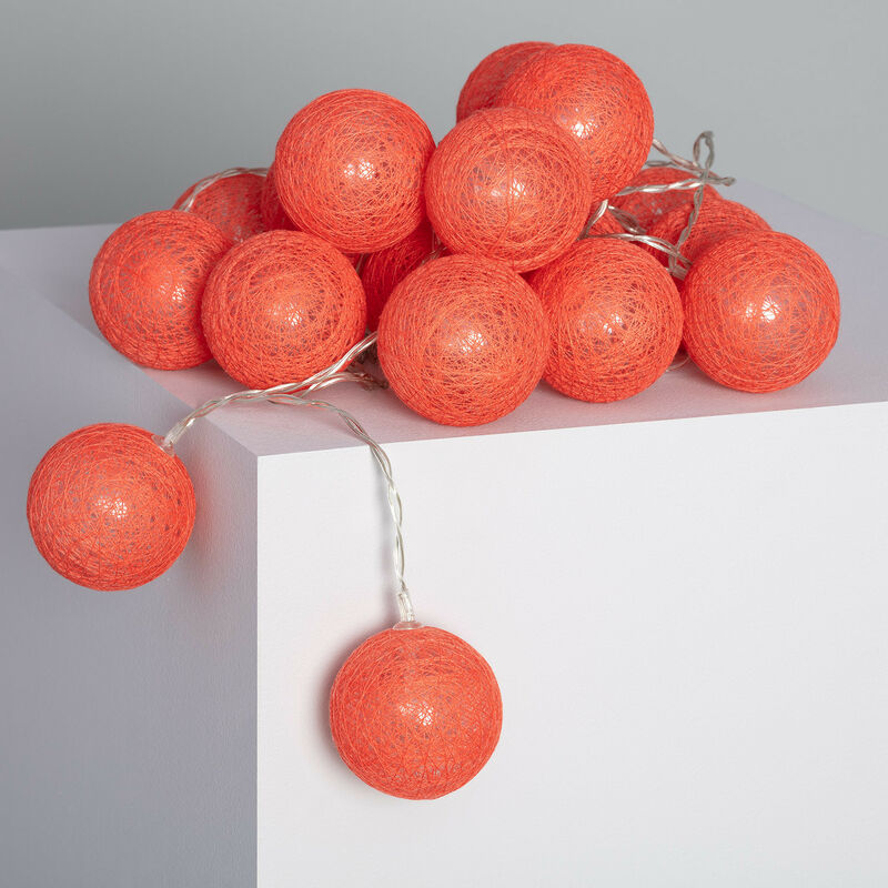 

Guirnalda 20 Bolas LED Red Sugar 3.15m/4.35m Pilas - Pilas