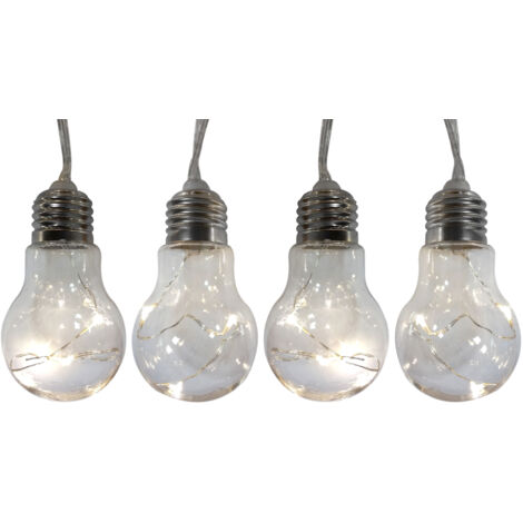 Guirnalda Led 20 bombillas transparentes (3W)