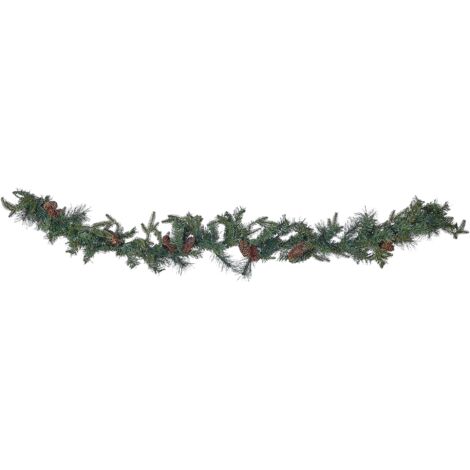 Guirnalda LED artificial de Navidad 180 cm decoración de pared verde Kamerun