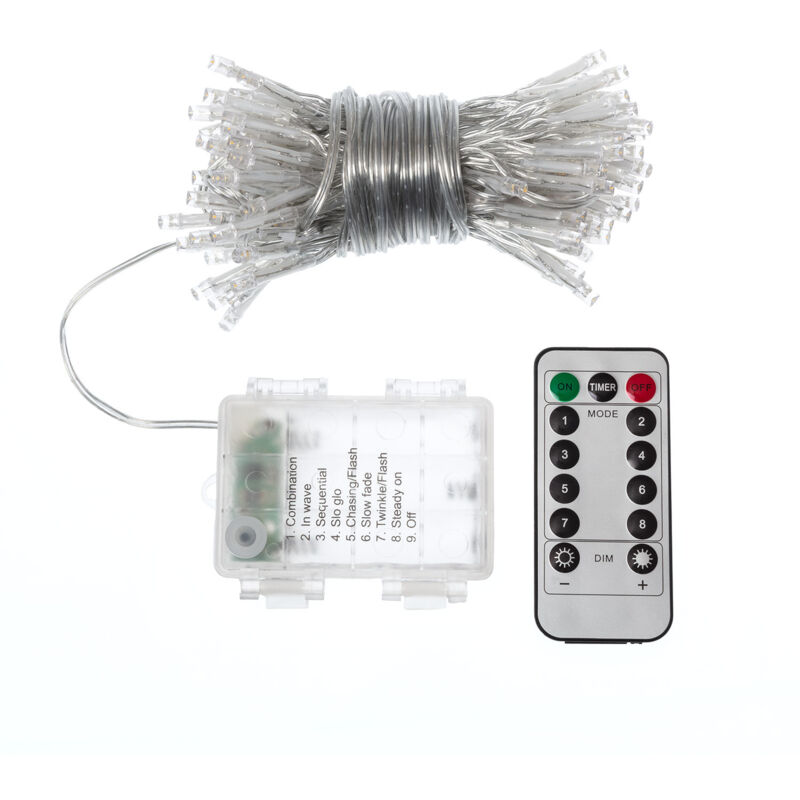 

Guirnalda LED con Batería para Sombrilla 1m Blanco Cálido 2700K - 3200K - Blanco Cálido 2700K - 3200K