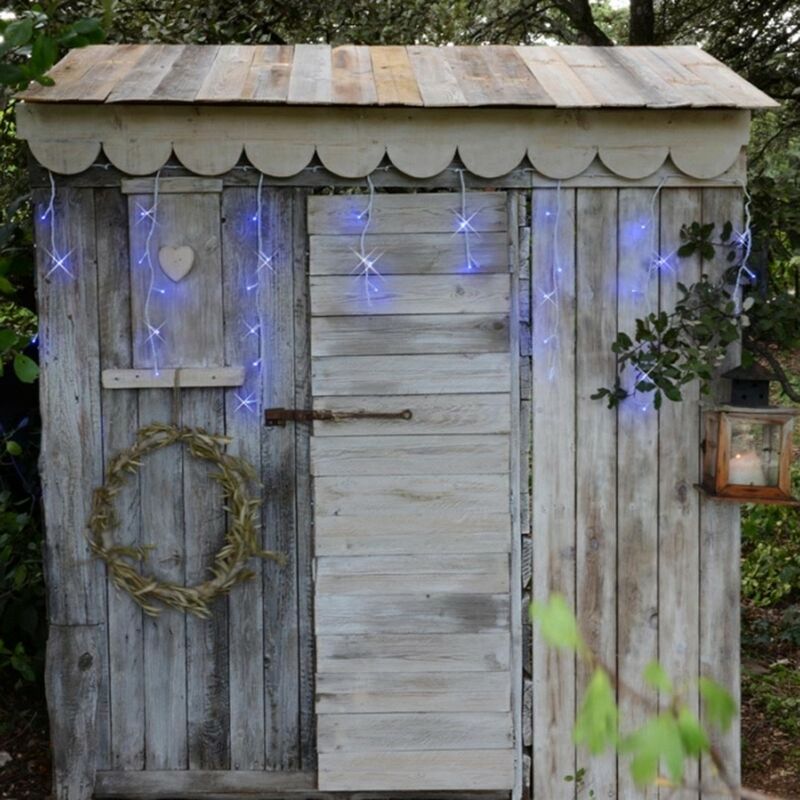 

Blachère Illumination - Guirnalda led estalactita modelo grande 22 metros azul.