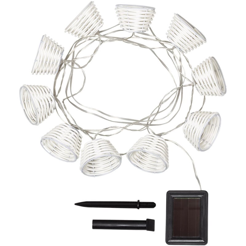 

Guirnalda LED Solar Digha 1.8m Blanco - Blanco