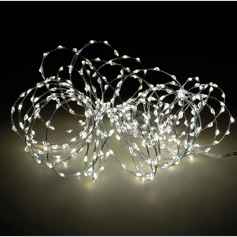 

LUMINEO Guirnalda micro led extra brillante exterior blanco calido 600cm-378l
