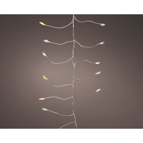 Guirnalda microleds parpadeante, 480 leds, multicolor suave