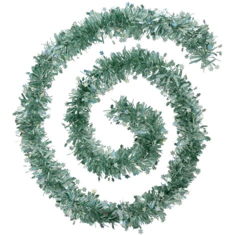 Guirnalda navideña estrella 100x6x2m verde almendra - Atmosphera créateur d'intérieur